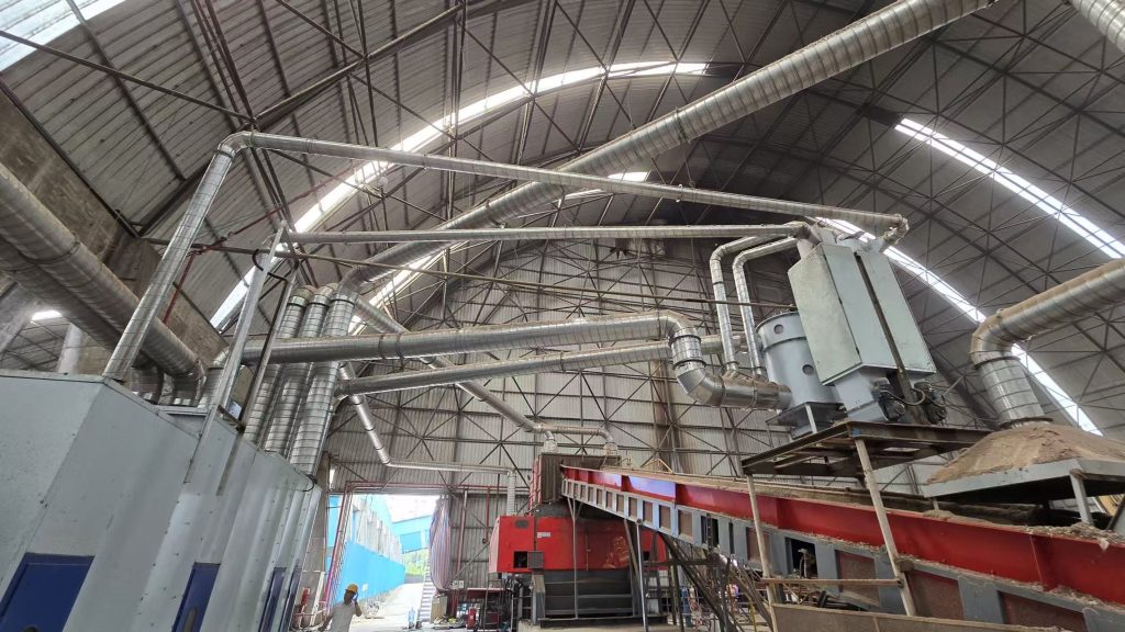 SRF dust removal system in Guangdong huizhou guangda Cement